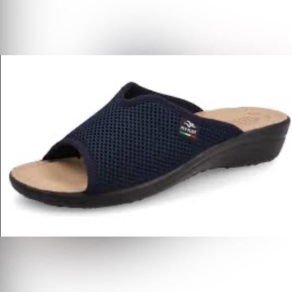 Journee Collection Shoes - Fly Flot WOMAN'S CLOTH SLIPPER Blue-NWOT- 7.5